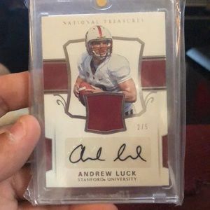Andrew Luck Autographed Jersey Card